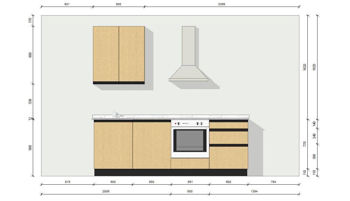 KIT 240 cm · Modelo 1 · Esencial