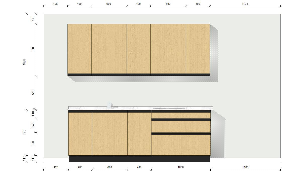 KIT 240 cm · Modelo 2 · Esencial