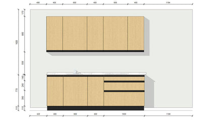 KIT 240 cm · Modelo 2 · Esencial