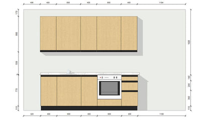 KIT 240 cm · Modelo 3 · Esencial
