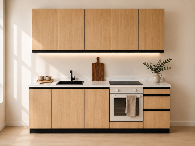 Kit Cocina 240 cm Gran Almacenaje – Esencial