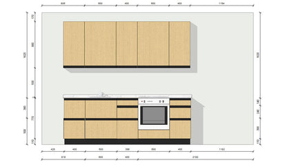 KIT 240 cm · Modelo 3 · Profesional