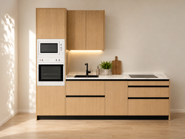 Kit Cocina 300 cm con Columna para Horno – Equilibrio