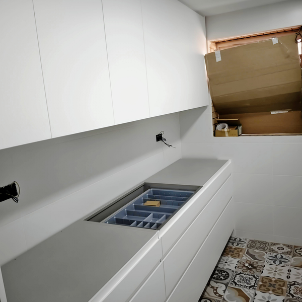 Después Cocina Moderna Antes y Después en Barcelona