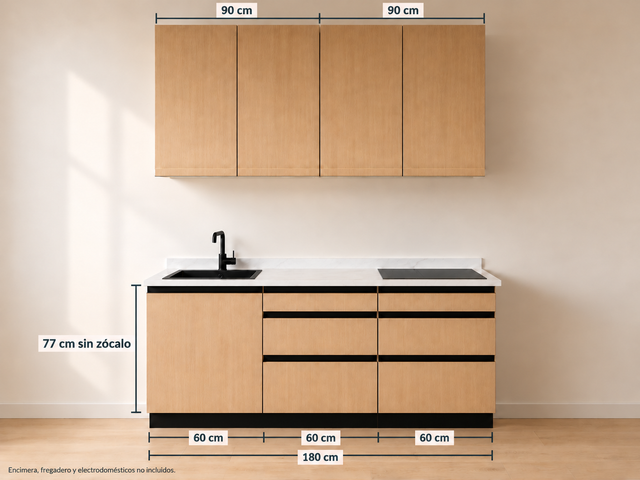 Kit Cocina 180 cm Completa – Equilibrio