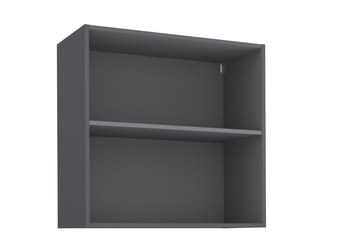 Medidas del mueble alto de cocina de 80 cm: 80 cm de ancho, 76,8 cm de alto y 35 cm de fondo