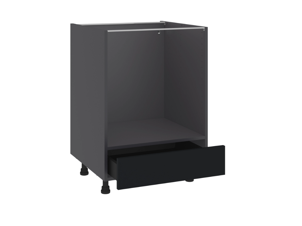 Mueble bajo horno de cocina de 60 cm con cajón inferior