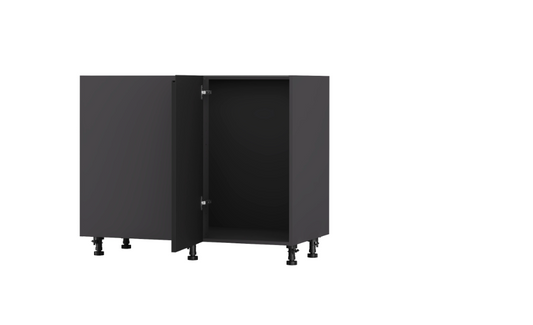 Mueble bajo de rincón recto de cocina de 106 cm con 1 puerta de 45 cm