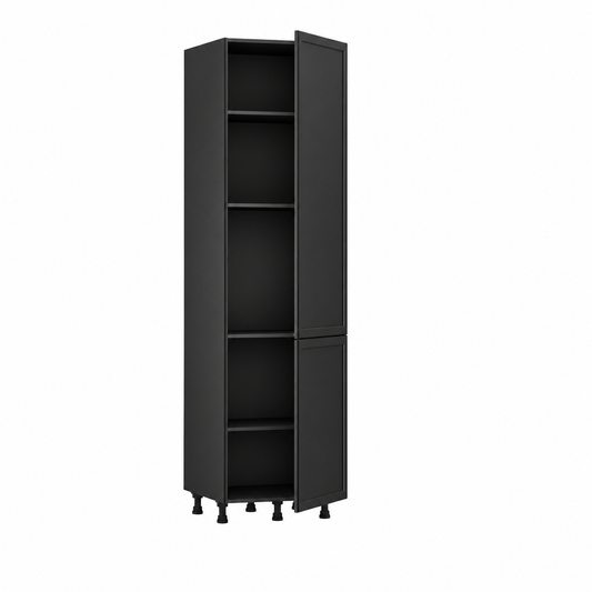 Mueble columna de cocina multiuso de 214,4 x 60 cm con 2 puertas