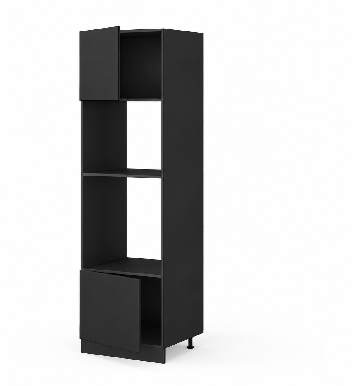Mueble columna de cocina de 60 cm para horno y microondas